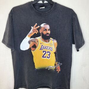 Lebron James 50K Double Sided Heavyweight T Shirt Size Medium